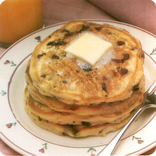 Pancakes aux pépites de chocolat