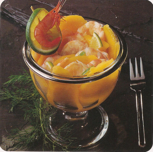 Cocktail de crevettes à la mangue