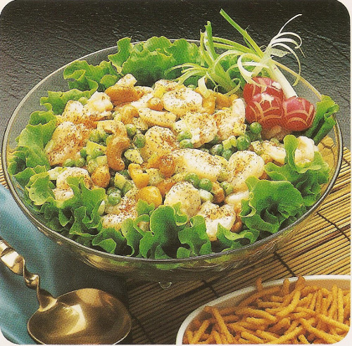 Salade de crevettes à l'orientale
