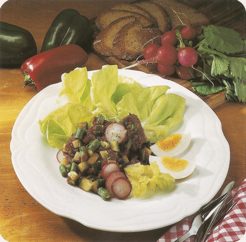 Salade de bœuf aux légumes