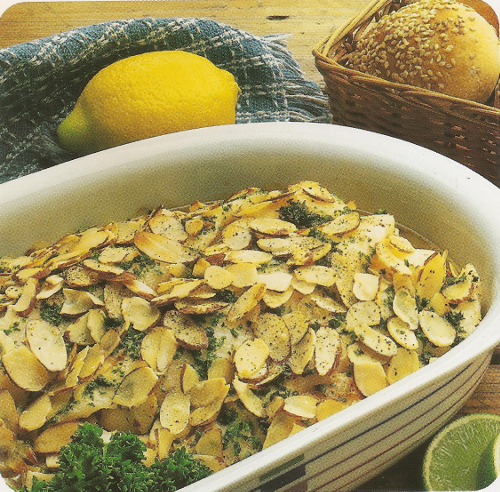 Julienne en croûte d'amandes