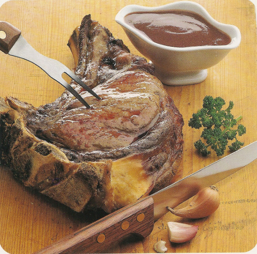Côte de bœuf à la beaujolaise