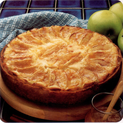 Tarte aux pommes et la marmelade d'orange