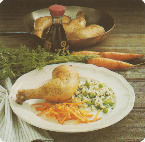 Cuisses de canard aux légumes