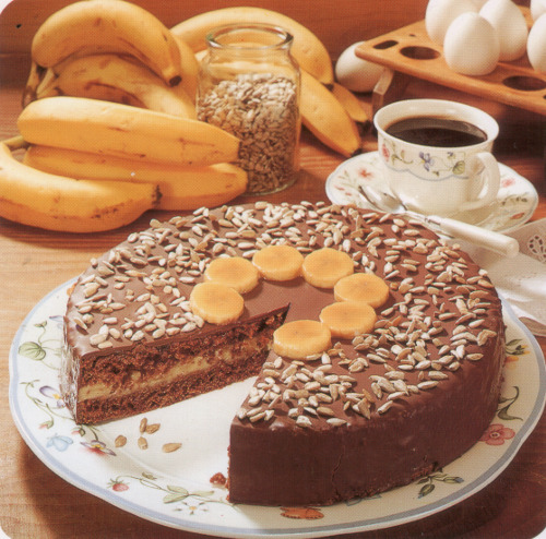 Gâteau à la banane et au chocolat
