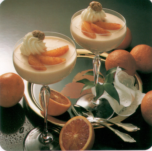 Crème légère aux oranges sanguines
