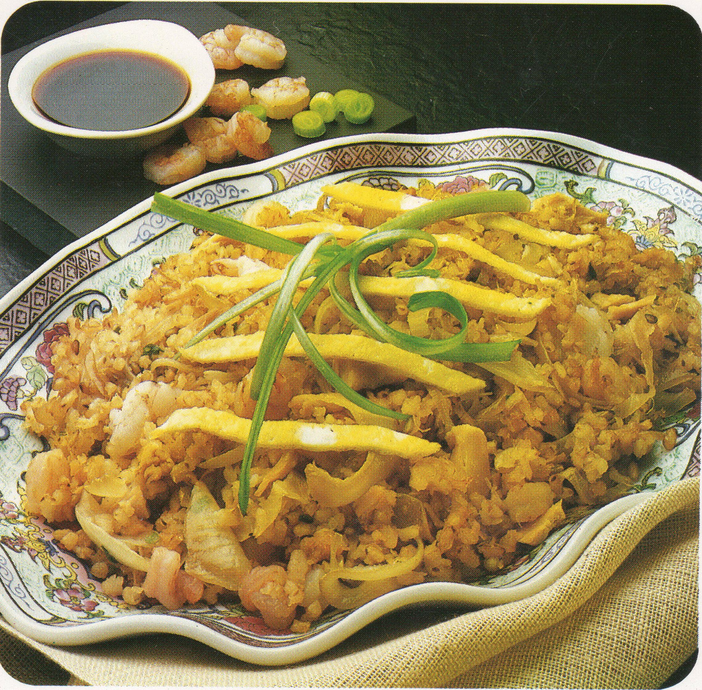 Riz croustillant à la chinoise