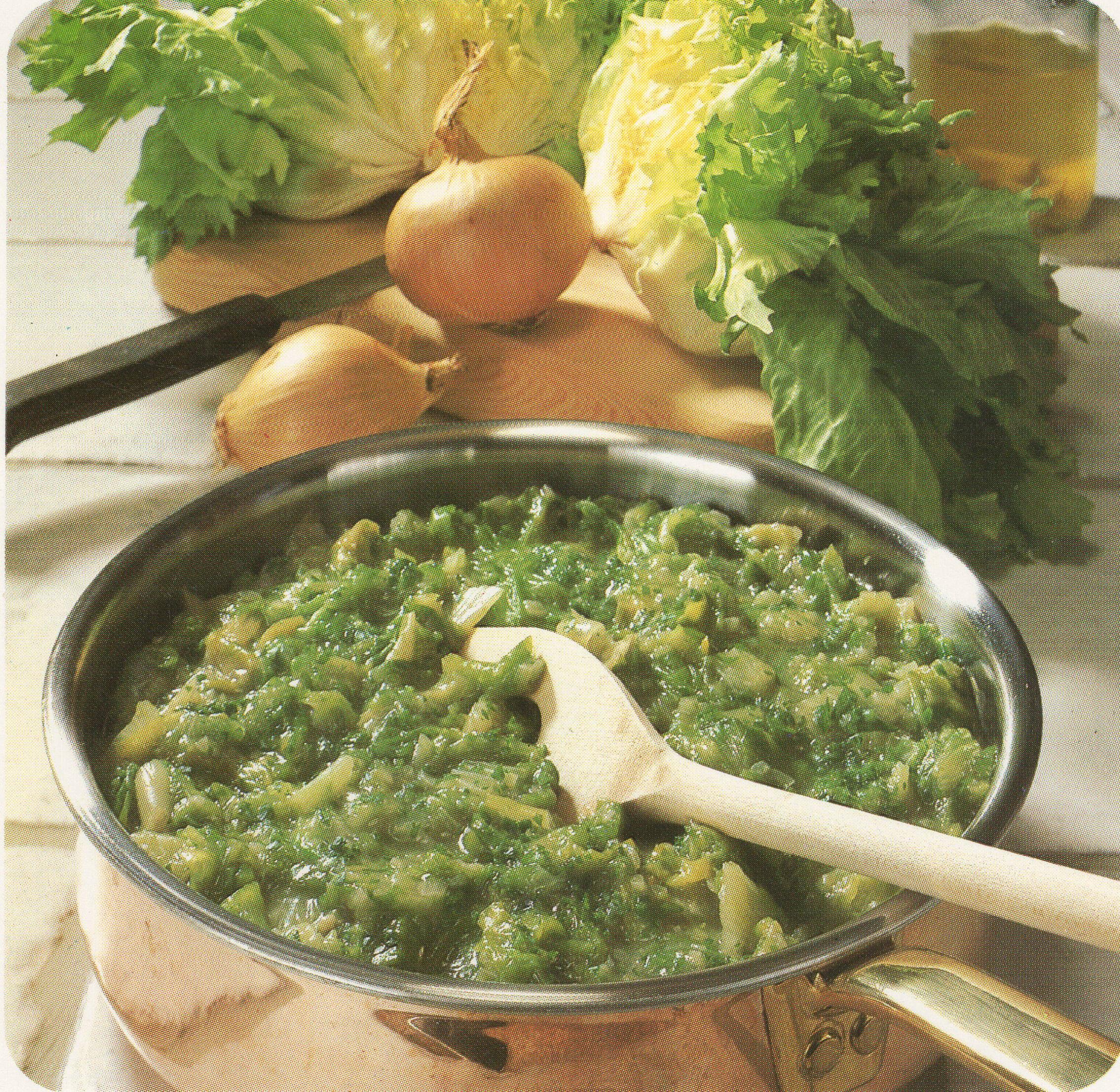 Poêlée de salade au citron
