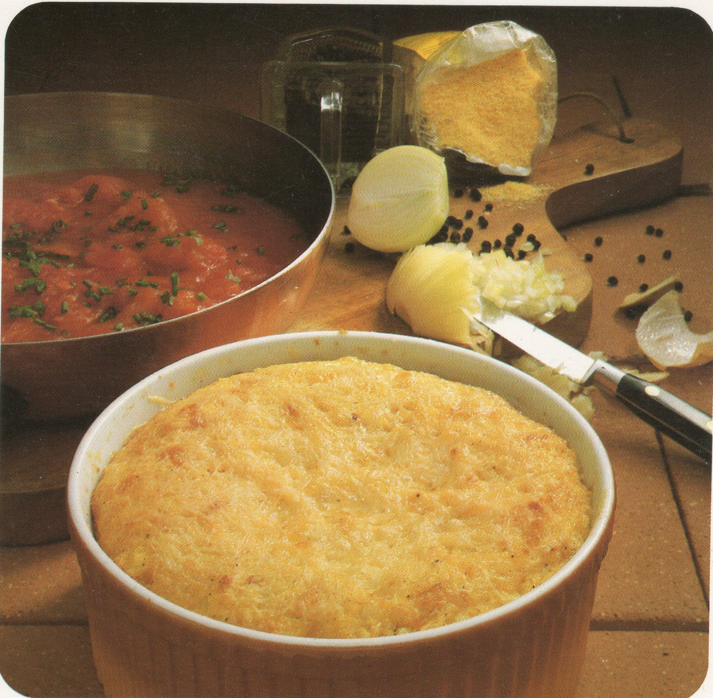 Soufflé maïs à la tomate