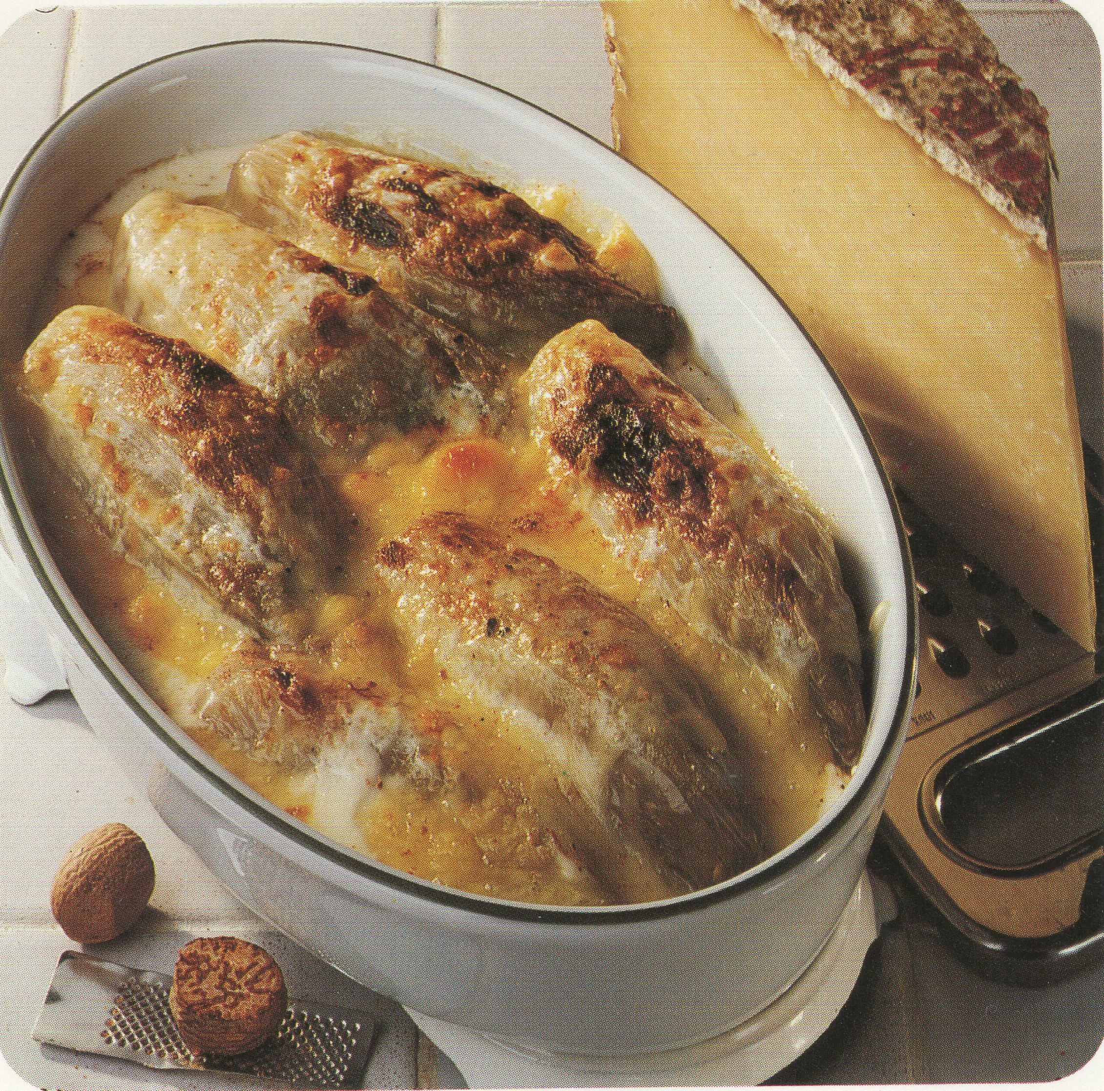 Gratin d'endives au cantal