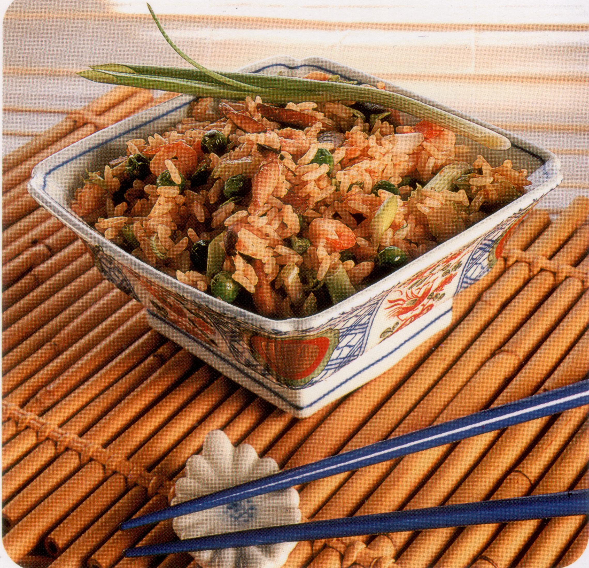 Riz sauté aux œufs