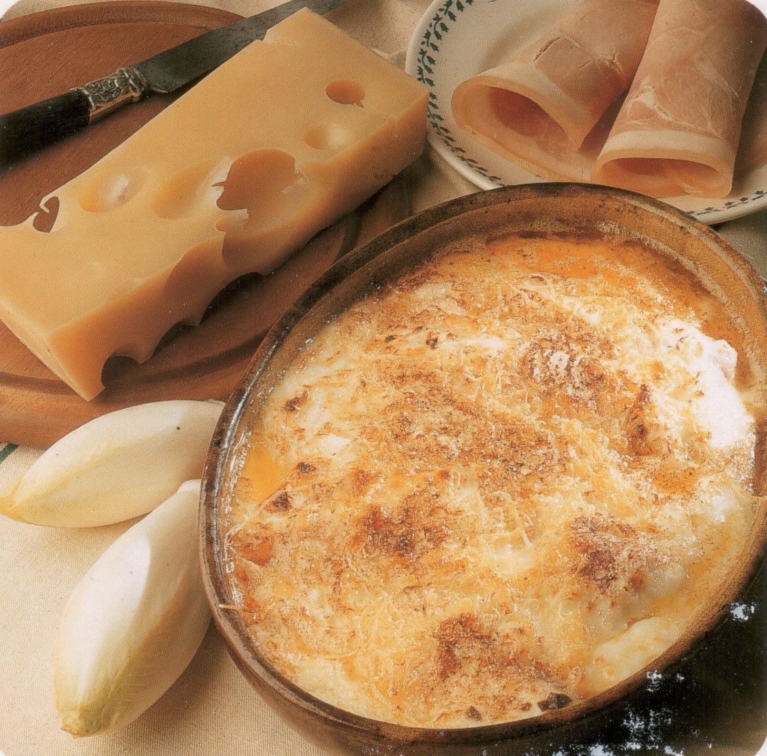 Roulades d'endives au jambon