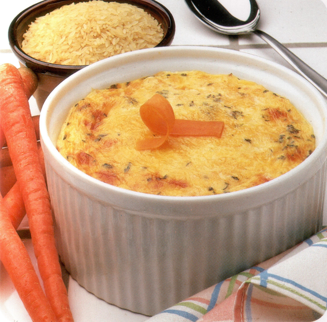 Flan de riz aux carottes