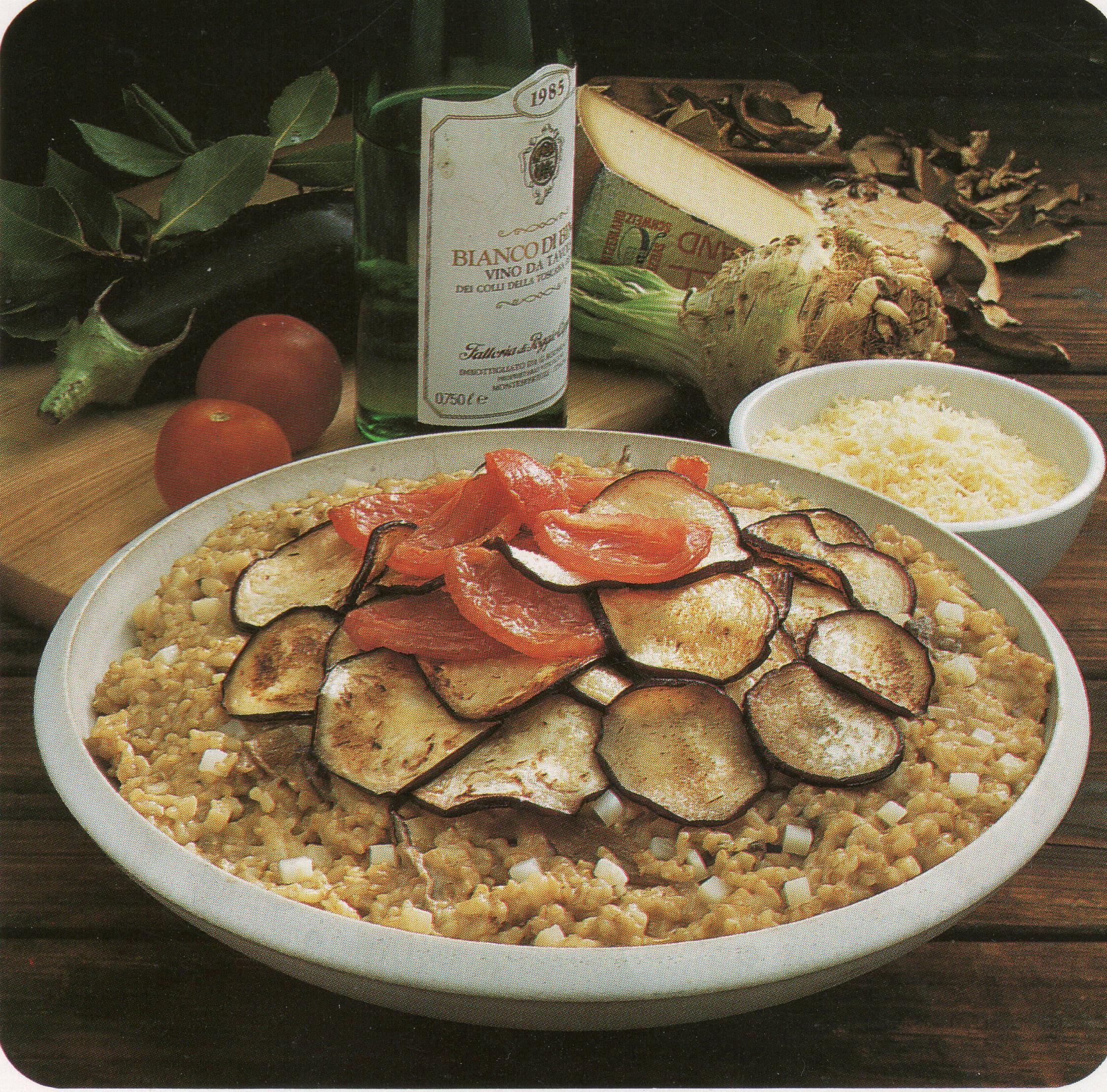 Risotto aux aubergines