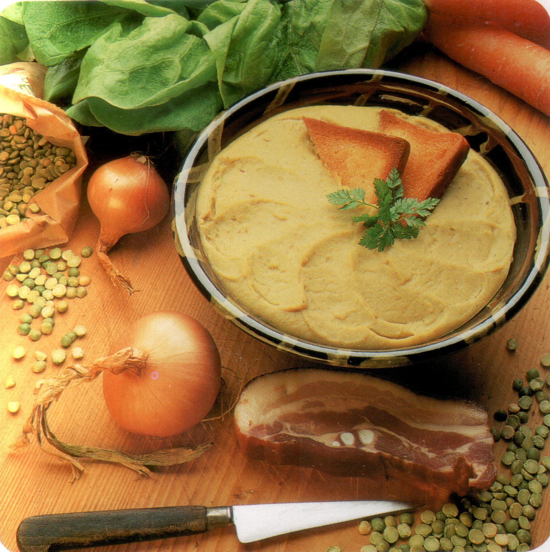 Purée de pois cassés