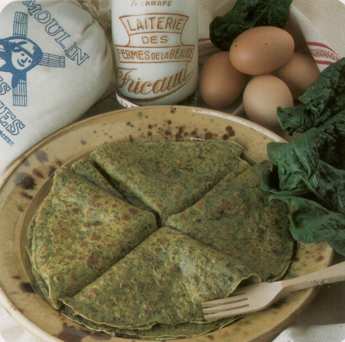 Crêpes d’épinards