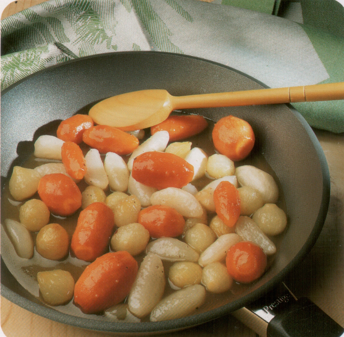 Petits légumes glacés