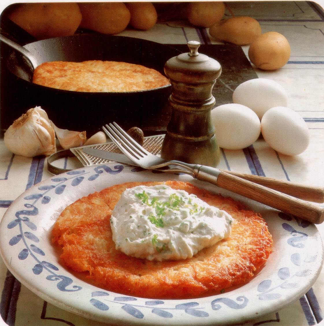 Croquettes de pommes de terre râpées