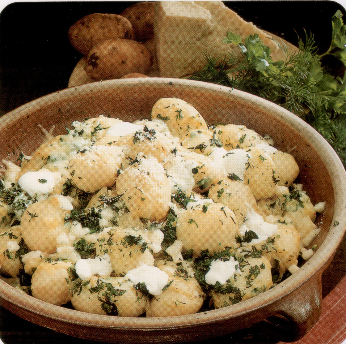 Pommes de terre nouvelles aux herbes