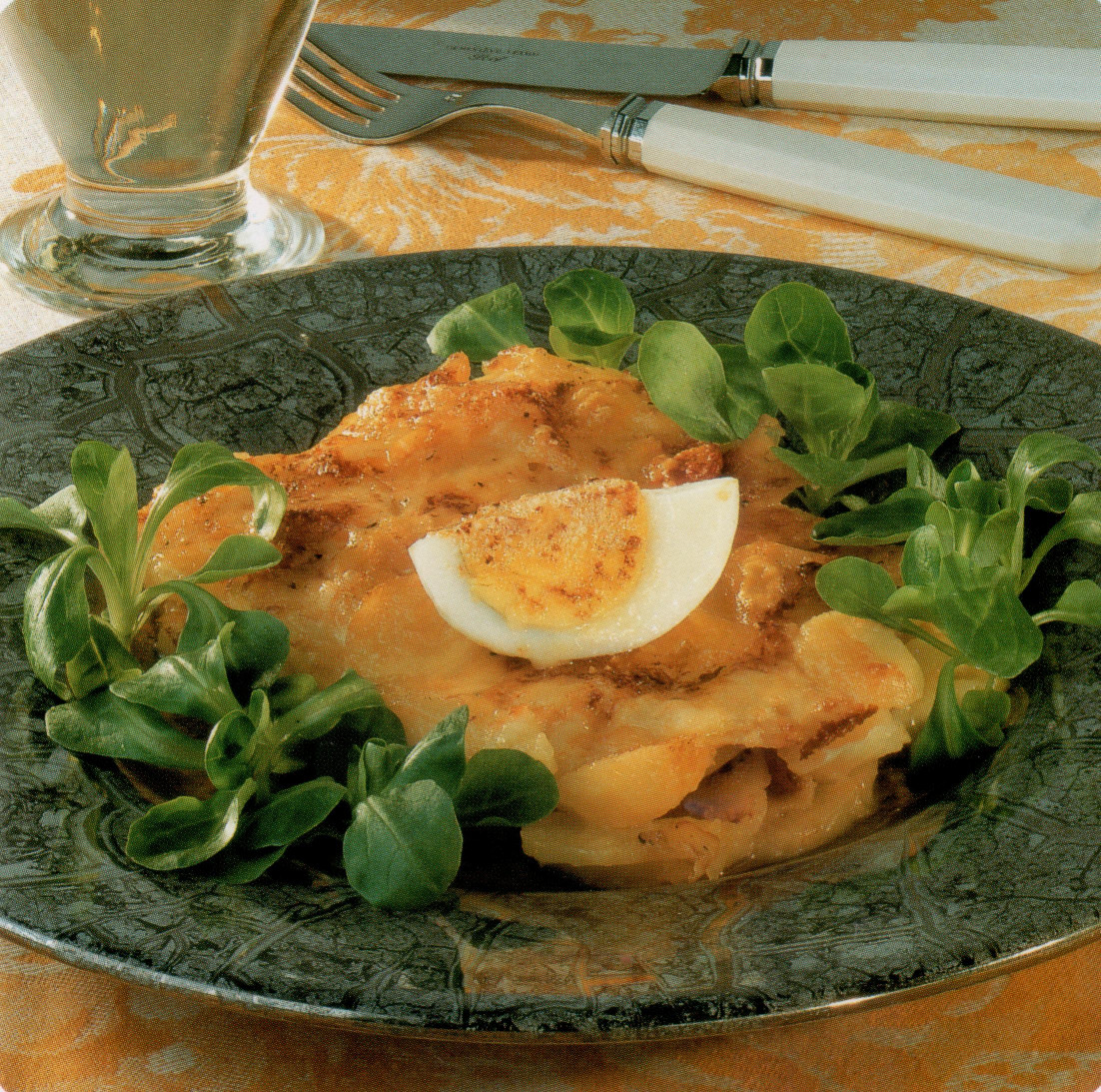 Gratin de pommes de terre aux œufs