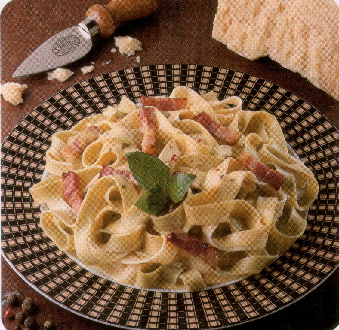 Tagliatelles à la carbonara