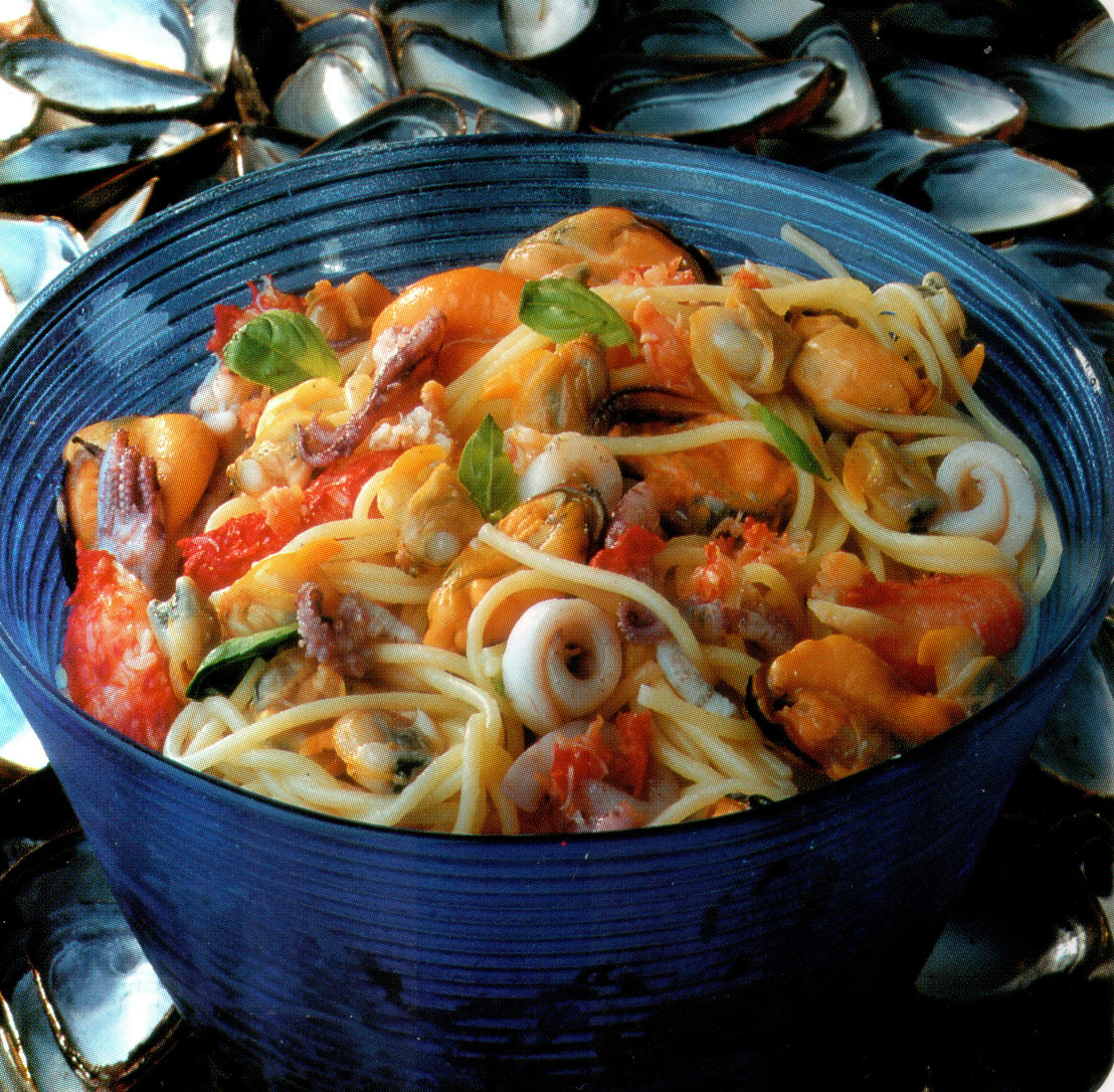 Spaghettis aux fruits de mer
