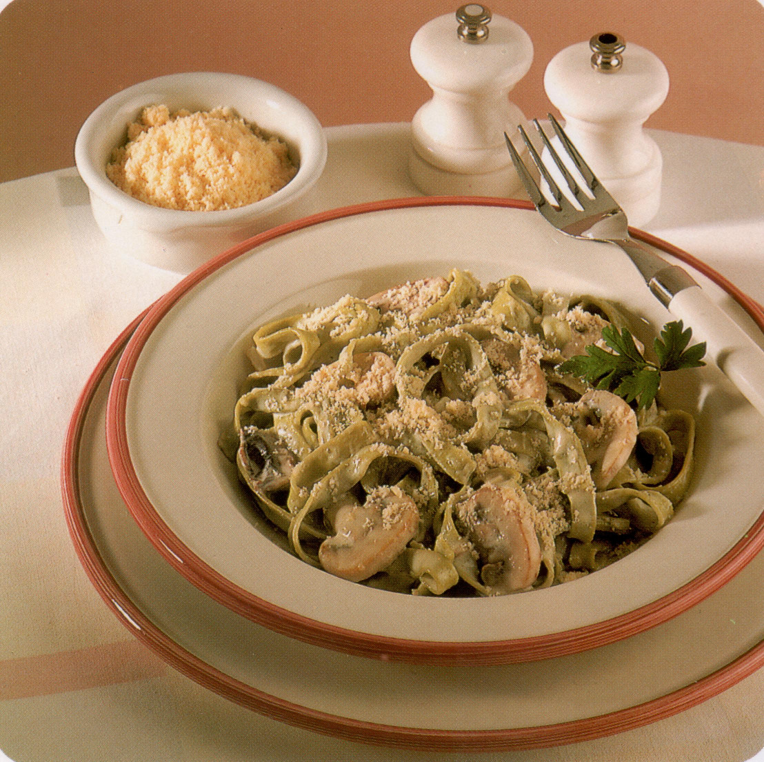 Tagliatelles aux champignons