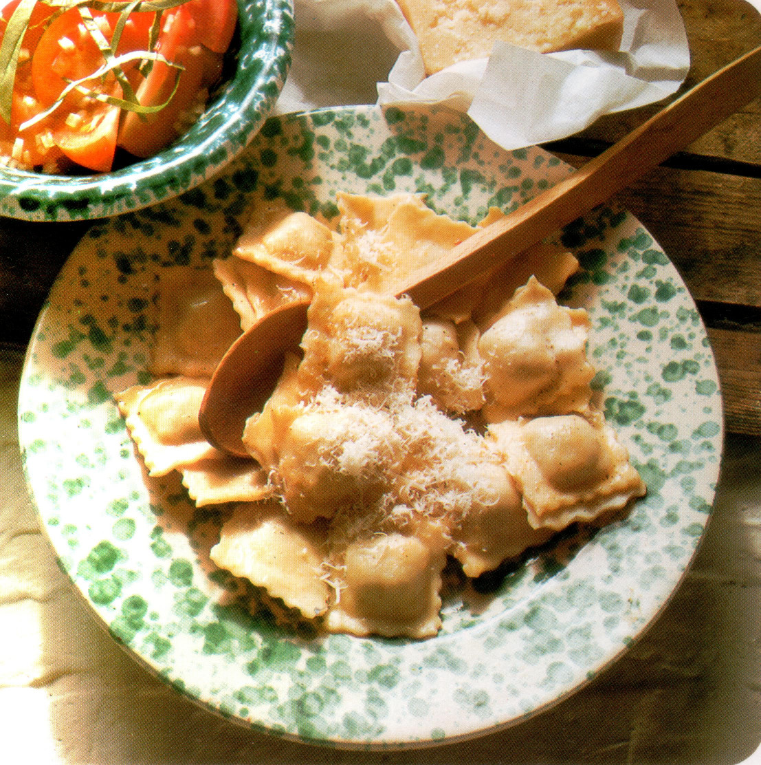 Raviolis au beurre d'ail