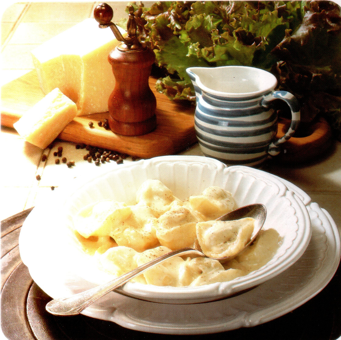 Tortellinis au poivre vert