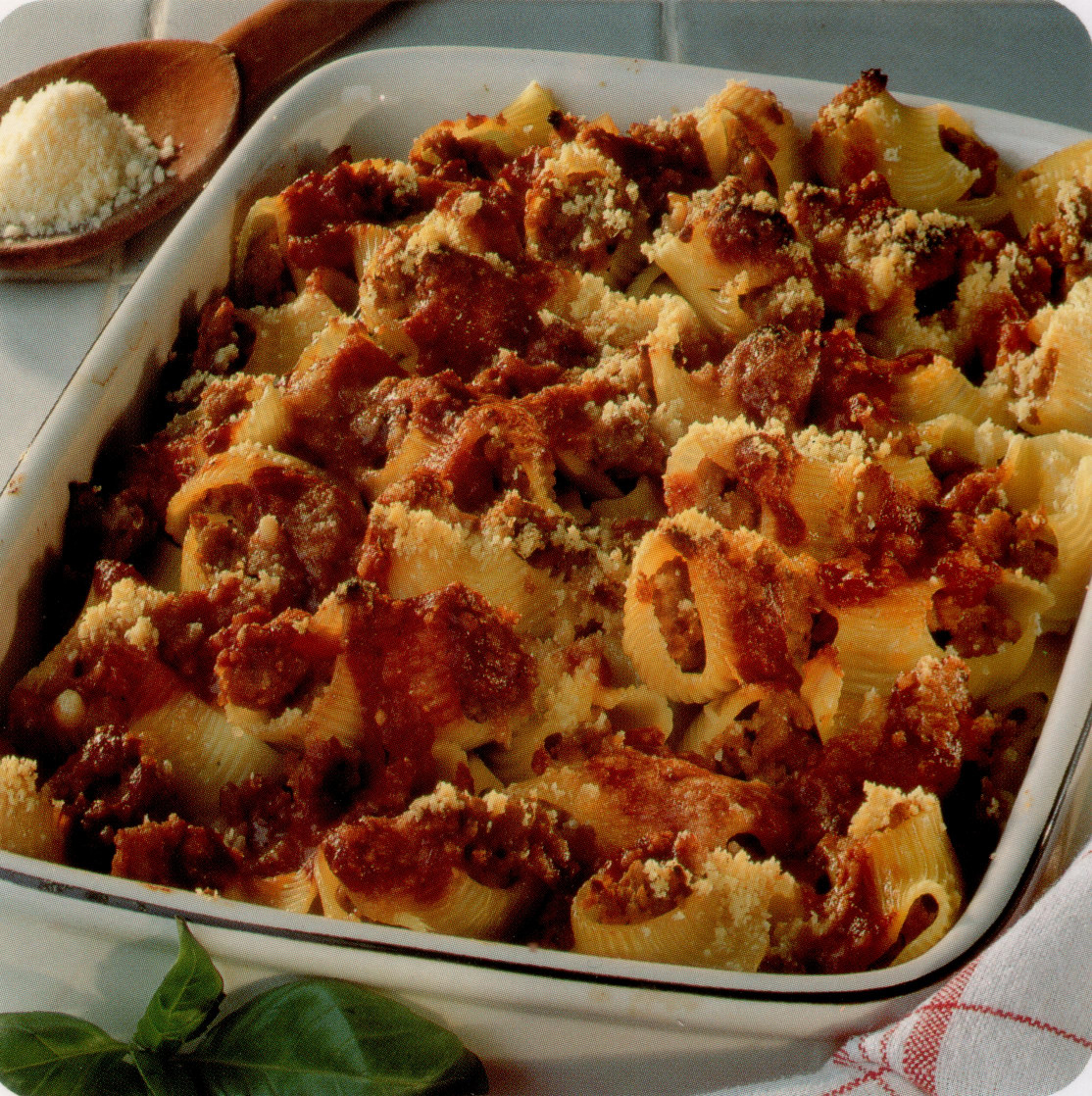 Grosses pâtes farcies à la viande