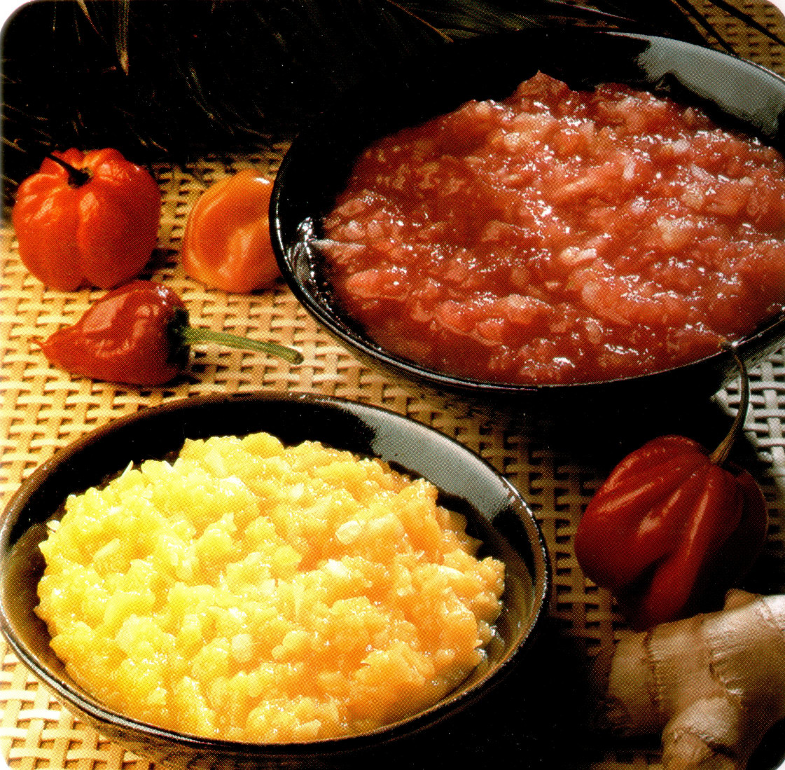 Rougaille rouge, rougaille verte