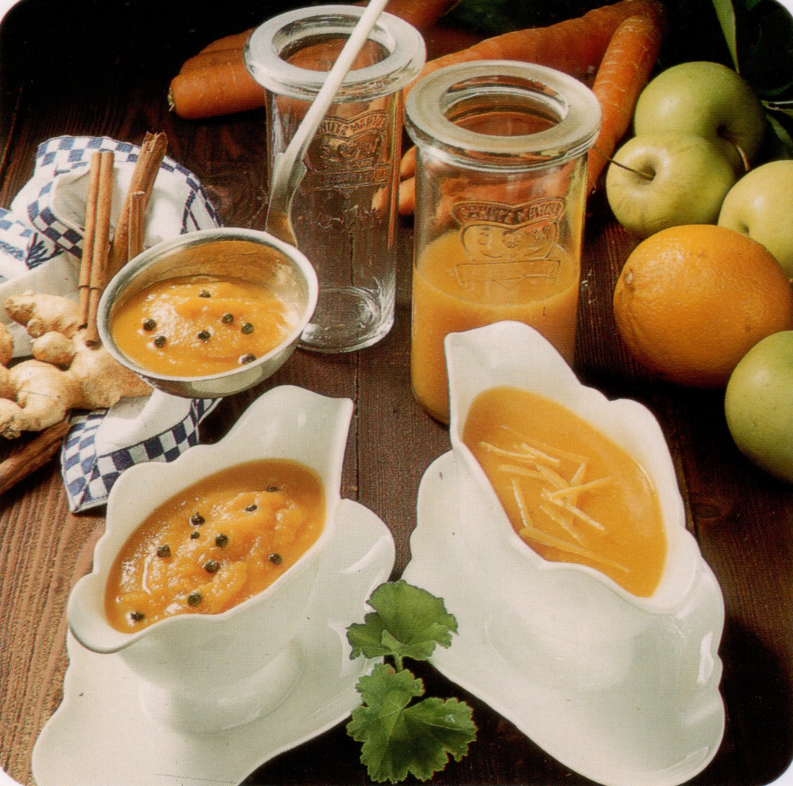 Sauces au poivre vert et au gingembre