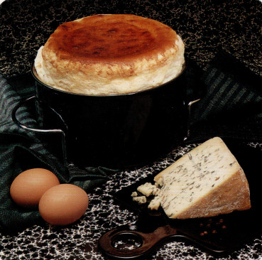 Soufflé au bleu d'Auvergne