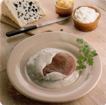 Sauce roquefort et cœur de filet