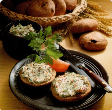 Mousse à l'ail et au fromage