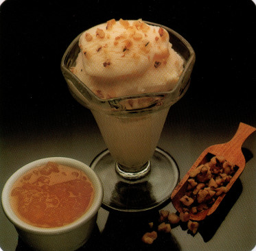 Glace au miel et à la vanille