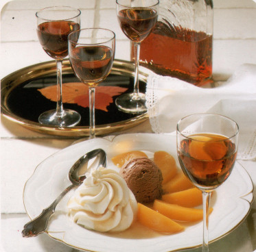 Glace au chocolat et à la mangue