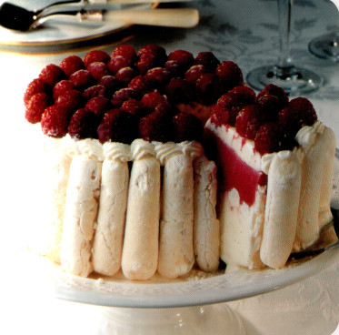 Vacherin vanille-framboise