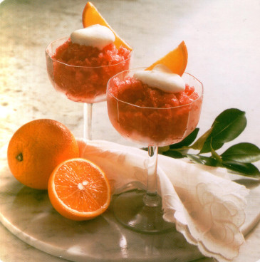 Granité à l'orange
