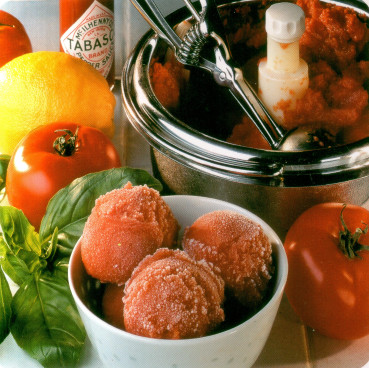 Sorbet à la tomate