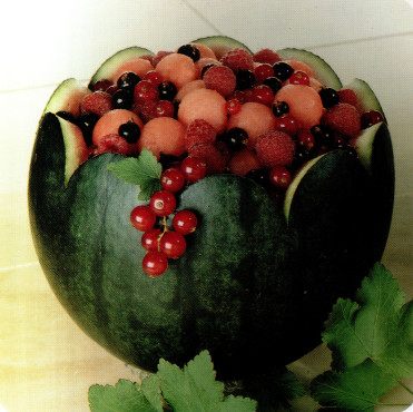 Salade de fruits à la pastèque