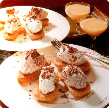 Barquettes aux deux crèmes