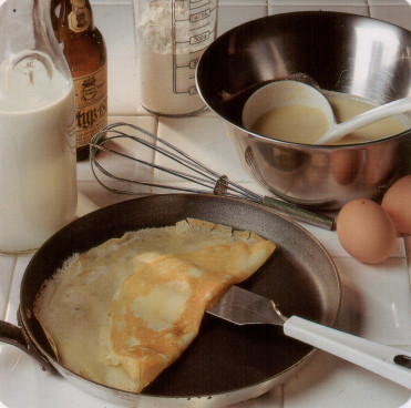 Pâte à crêpes sucrée et salée