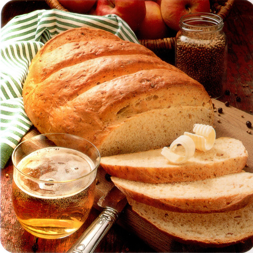 Pain à la coriandre et au genièvre