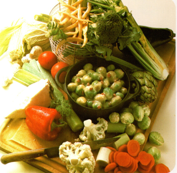 L'achat des légumes frais