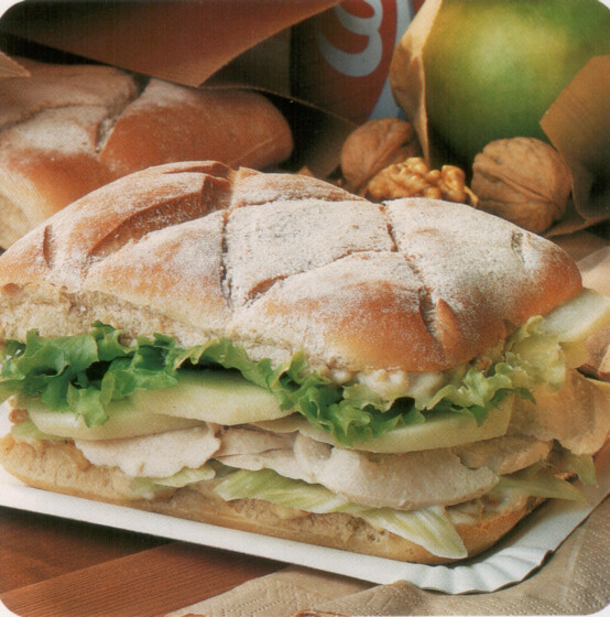 Sandwichs waldorf à la dinde