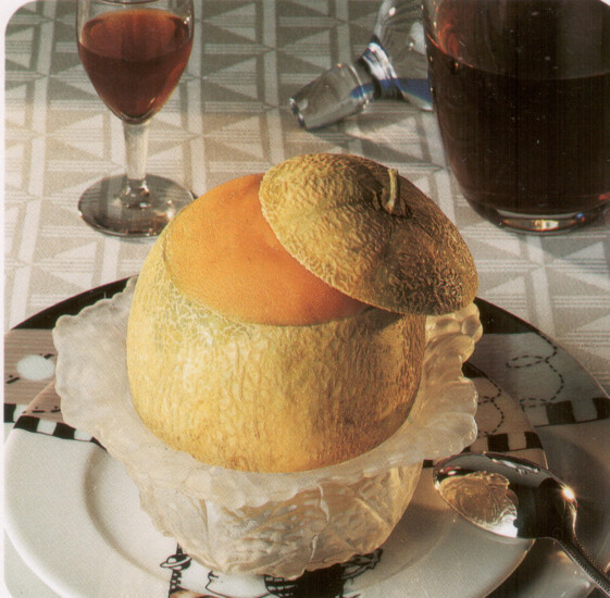 Sorbet au melon.