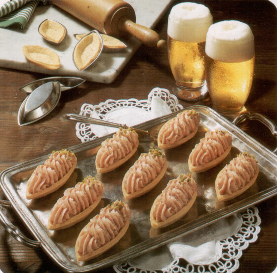 Barquettes de mousse de volaille