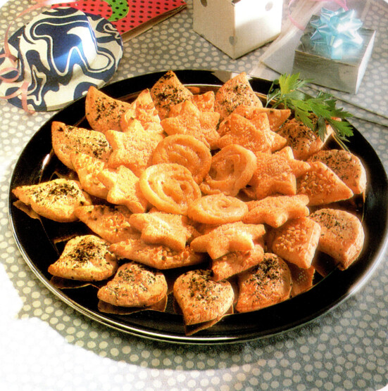Assortiment de biscuits au fromage