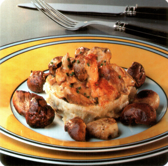 Fonds d'artichauts aux cèpes